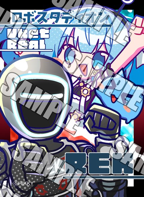 ロボスタディオン×VketReal×REKコラボカード（サンプル）